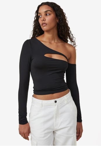 Buy Cotton On Cody Cut Out Long Sleeve Top 2023 Online | ZALORA Singapore