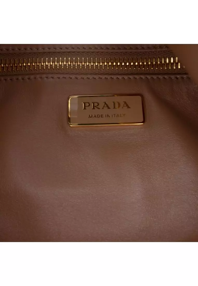 Pre-Loved Prada Large Leather Aimee Shoulder Bag