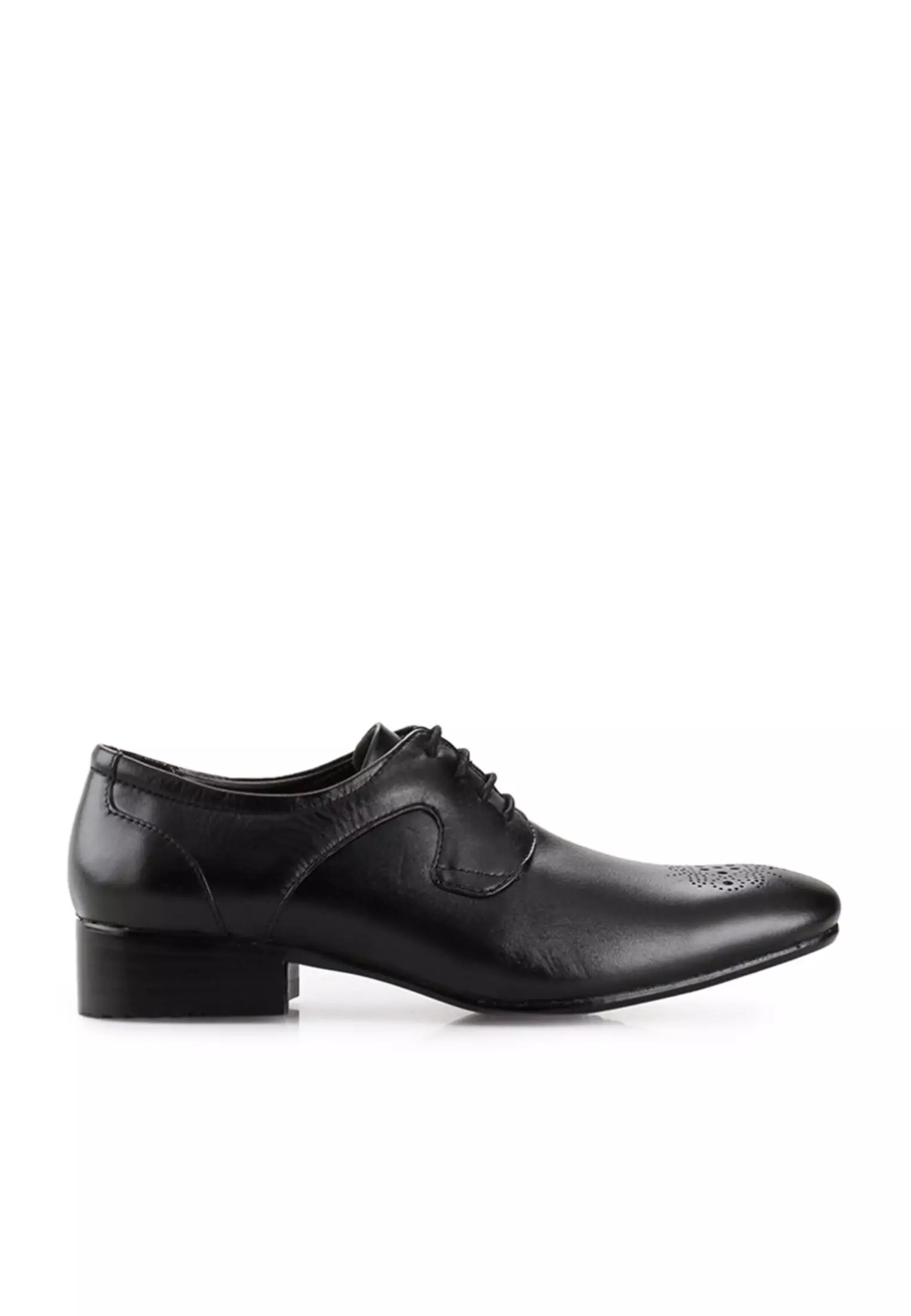 Zeon Sepatu Pantofel Formal kantor oxford Pria Kulit Asli