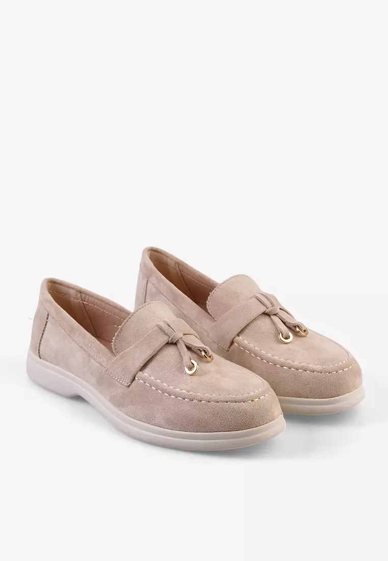 Sepatu Slip On Moccasin Wanita Flat Shoes Anti Slip L.Felona 02