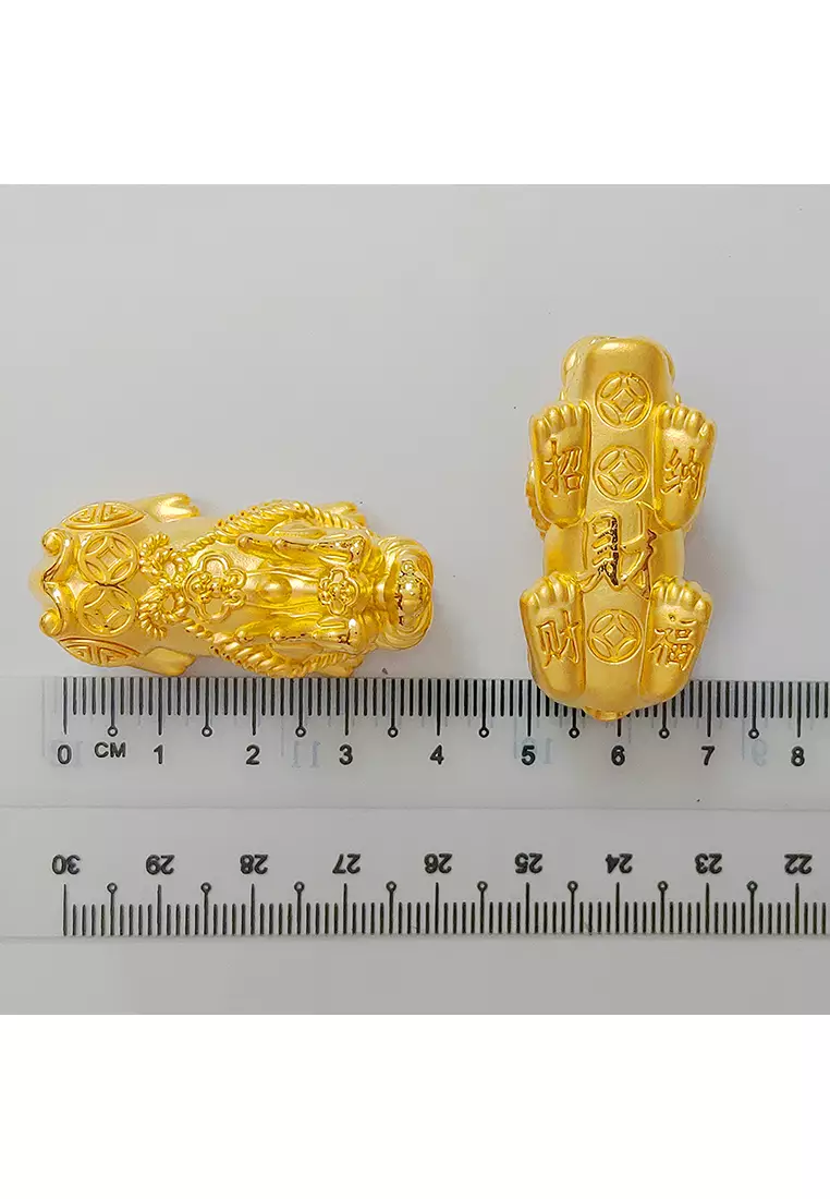 999.9/24K足金 3D 貔貅吊飾 (6.37克 ±)