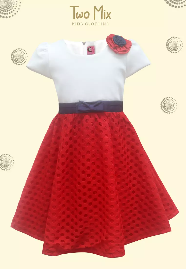 TWO MIX - Baju Dress Anak Perempuan Cantik 1-12 Tahun 4299