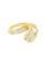 TOMEI TOMEI Cutting Edge Collection Curved Ring, Yellow Gold 916 074CBAC3C88267GS_1