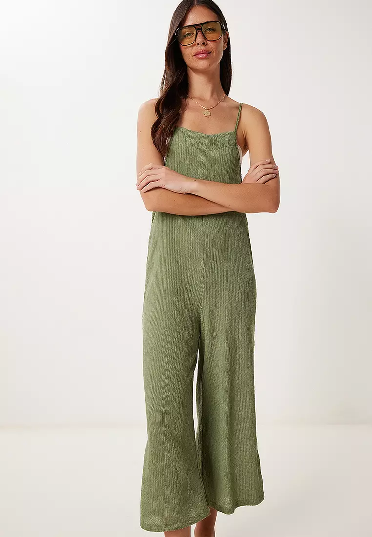 Strappy Crop Jumpsuit