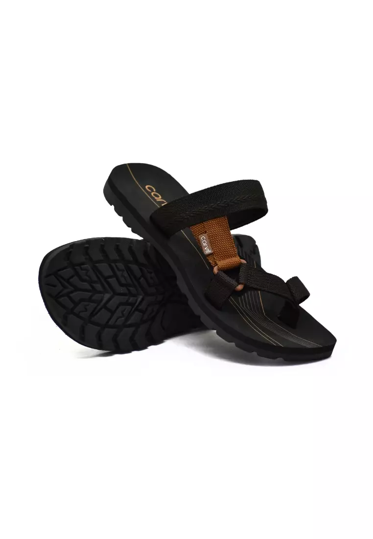 Carvil Sandal Pria Spextra-S17 M Brown/Stone