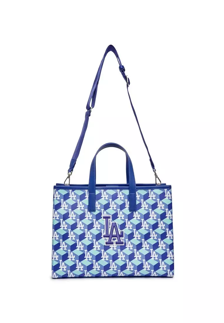 Los Angeles Dodgers MLB Nautical Stripe Tote Bag