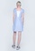 SALIENT LABEL blue Elysian Contrast Panel Stripe Dress With Hi-lo hemline 19050AA285A41EGS_5