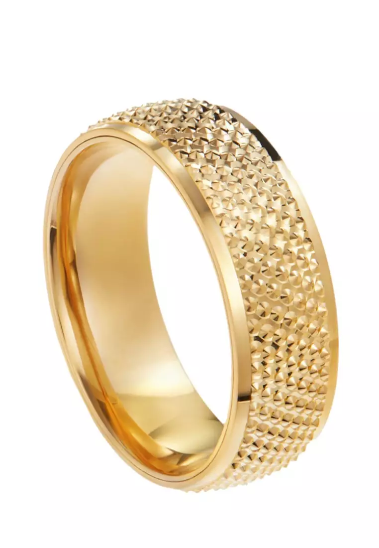 Gold ring design cheap for men without stone