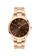 Daniel Wellington gold Daniel Wellingto Iconic Link Ambe 40mm Watch Brown sunray dial Link strap Sliver Men's watch Male watch Watch for men DW 49A73ACF800F2CGS_1