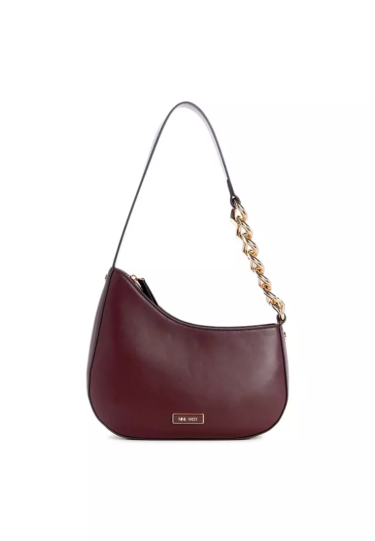 Buy Nine West Sana Shoulder Bag Merlot 2024 Online Zalora Philippines