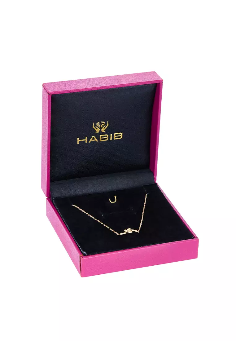HABIB 750/18K Yellow Gold Necklace CJ-6-CL MNL17(18Y)