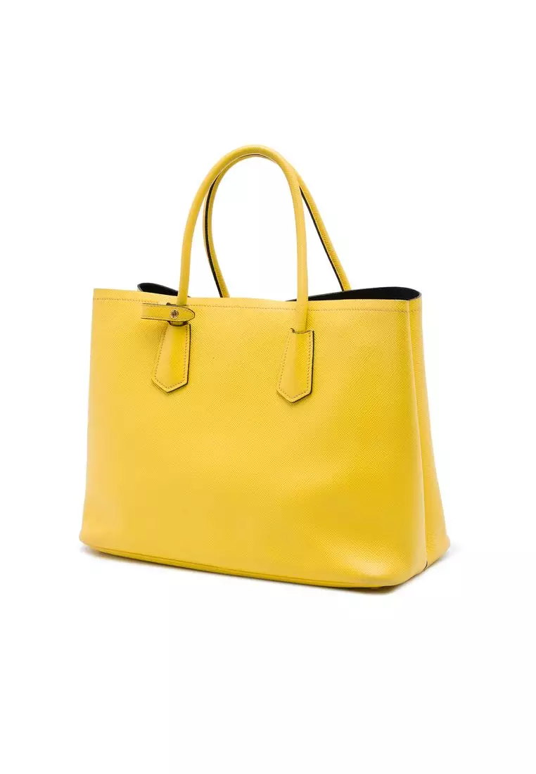 Pre-Loved Prada Medium Saffiano Cuir Double Satchel