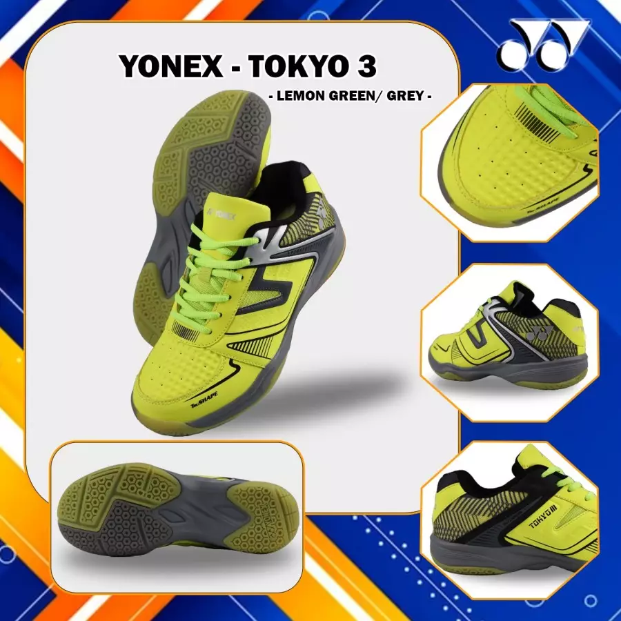 Jual Yonex Sepatu Badminton Shoes Original YONEX Tokyo 3 Lime Green