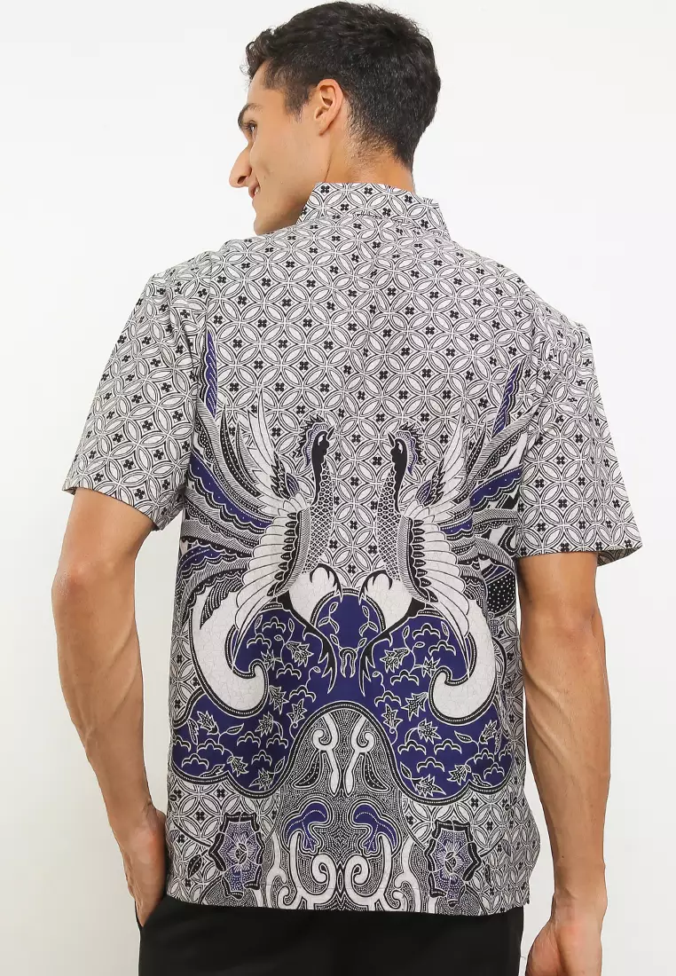 Bruce Shirt Kemeja Batik Katun Lengan Pendek