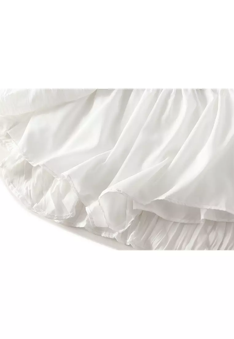 Summer Thin Irregular Puff Skort AF-D8805