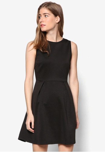 Essential Sleeveless Fit & Flare Dress