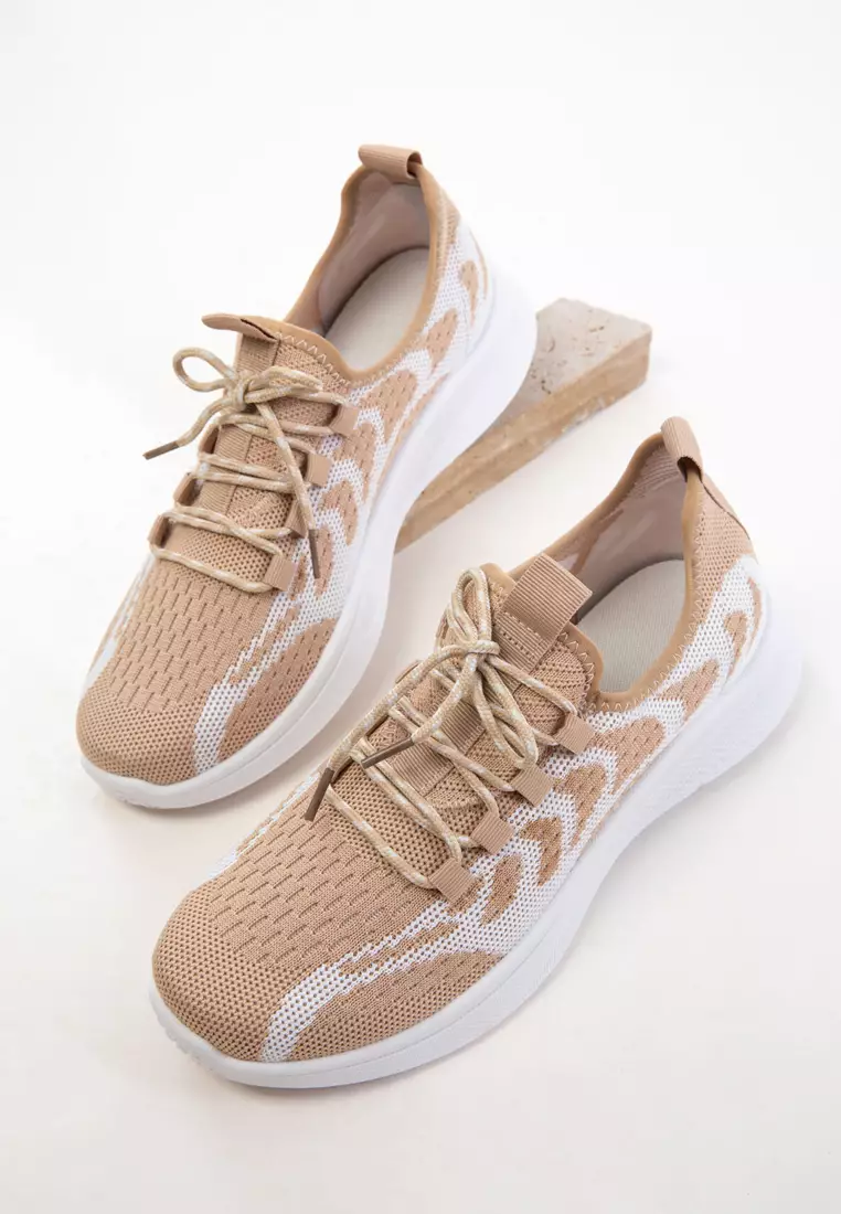 Mink-White Women's Sneaker 20718