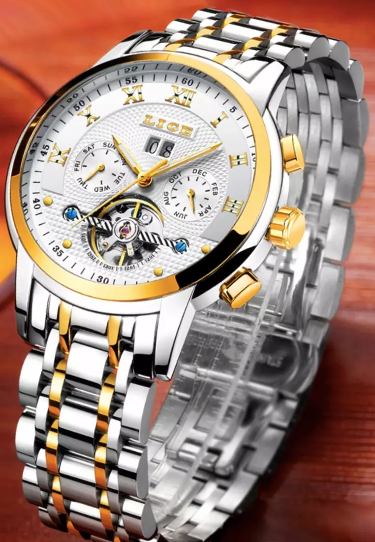 Lige automatic watch clearance