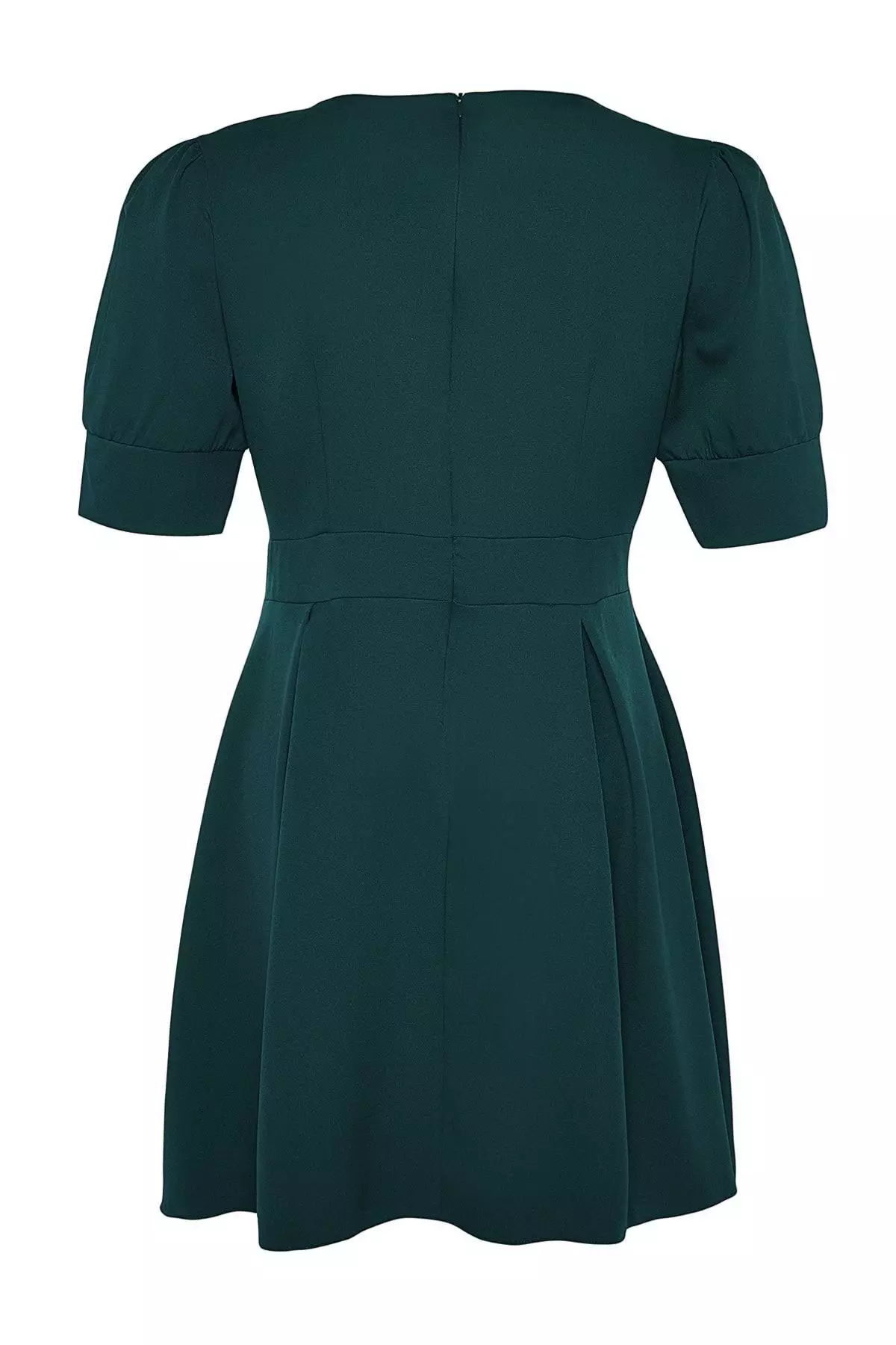 Plus Size Double-Breasted Mini Dress