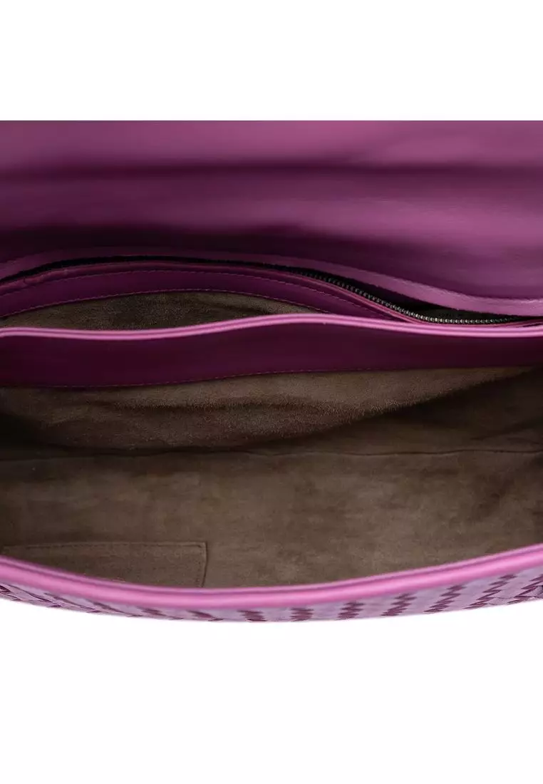 Pre-Loved Bottega Veneta Medium Nappa Intrecciato Olimpia Shoulder Bag