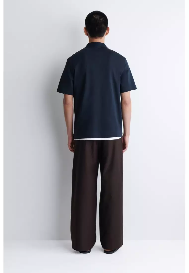 INTERLOCK COTTON POLO SHIRT