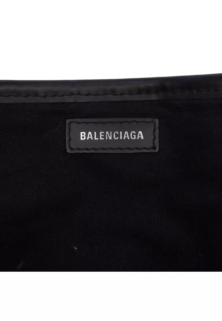 Pre-Loved Balenciaga Denim Navy Cabas Satchel Xs