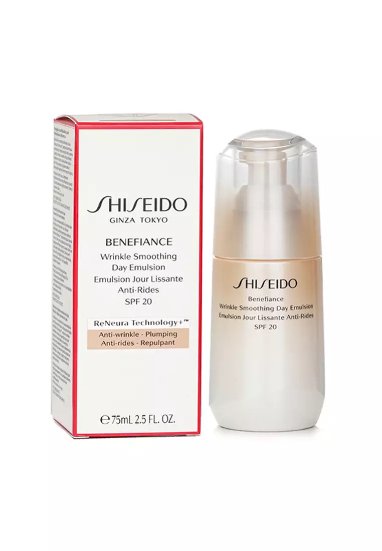 SHISEIDO - Benefiance Wrinkle Smoothing Day Emulsion SPF 20 75ml/2.5oz.
