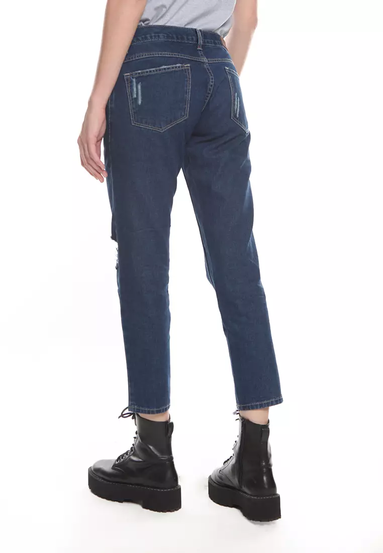Boyfriend Rips Jeans 7/8 BJ2104