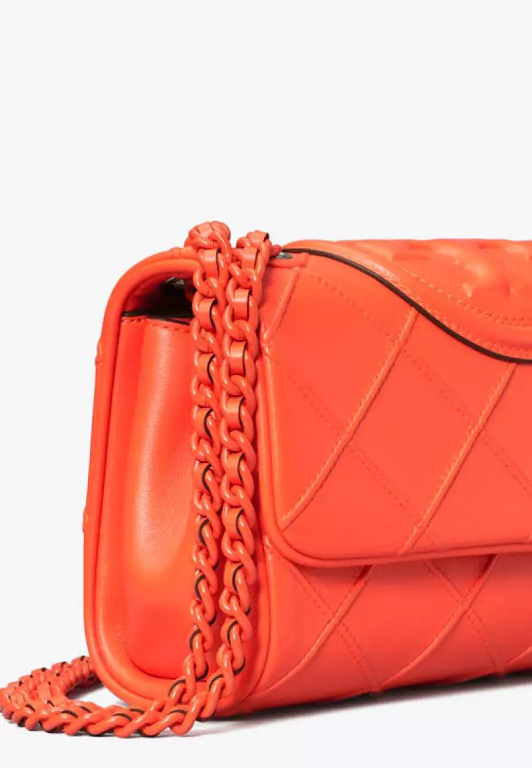 Tory Burch Small Fleming Soft Convertible Shoulder Bag Sour Cherry