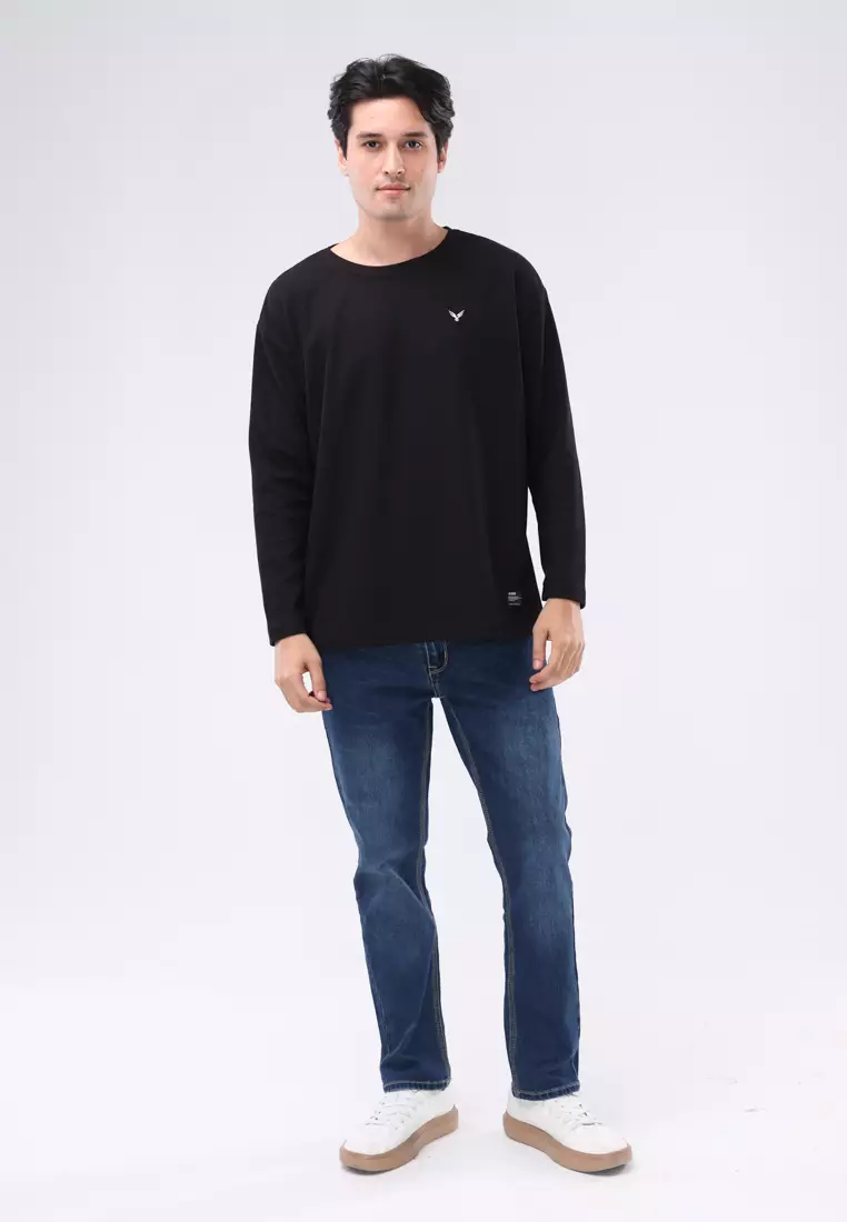 Round Neck Long Sleeves Comfort Fit
