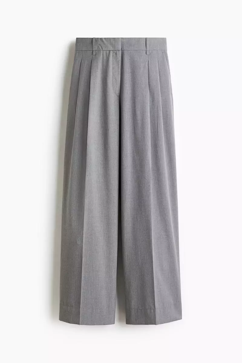 Wide tailored trousers