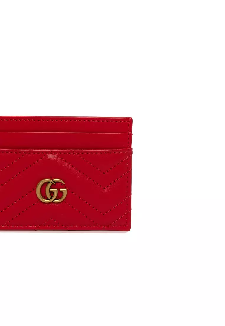 Buy Gucci Gucci Matelasse Chevron Leather Card Holder 2024 Online