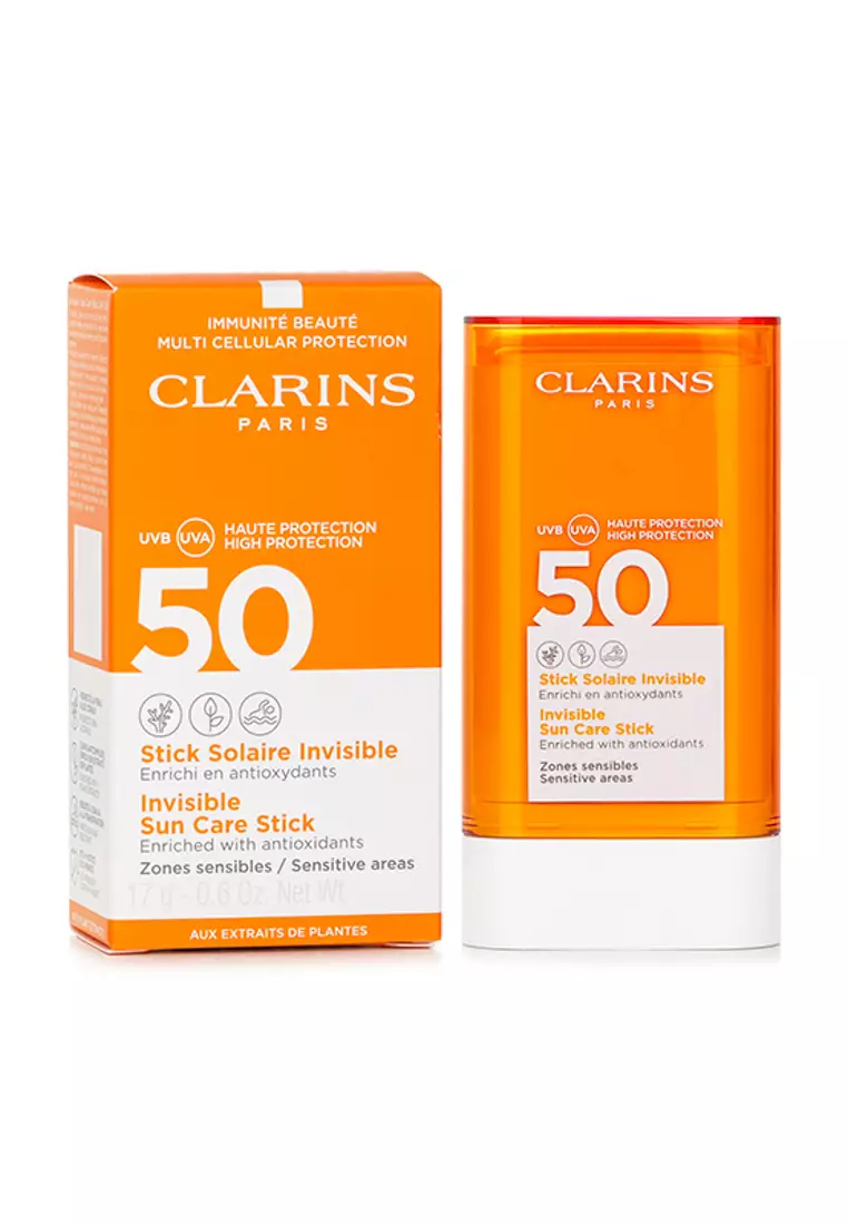 CLARINS - Invisible Sun Care Stick SPF50 - For Sensitive Areas 17g/0.6oz