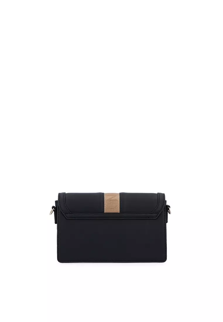 Black Logogram Crossbody