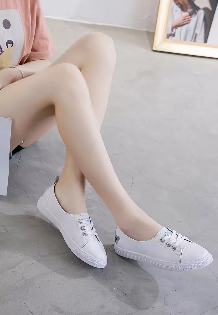 Smart Causal Leather Sneakers RX5186