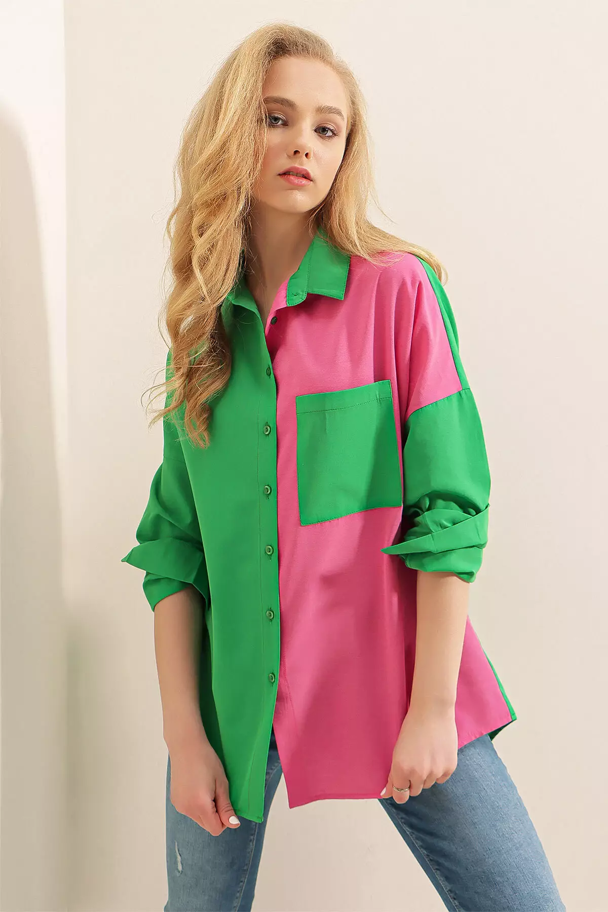 Color Block Shirt