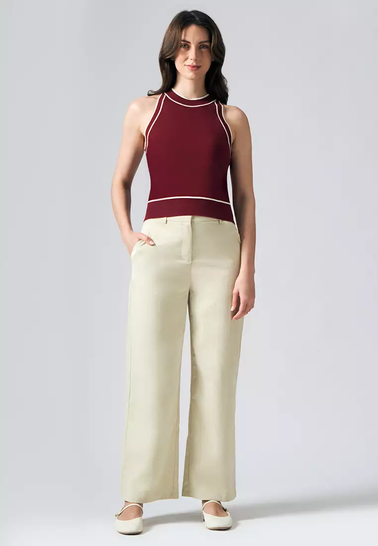 Halter Top with Tipping