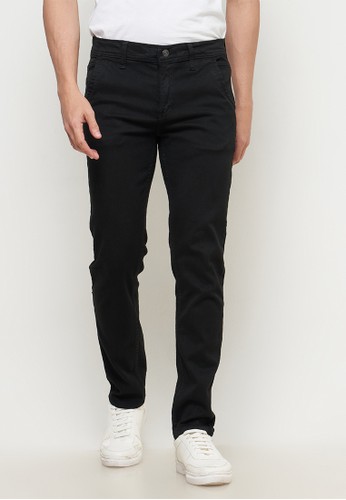Emoline black Softjeans Stretch Slimfit ECOGREEN Black - Celana Soft Jeans Panjang Pria ECOGREEN - Hitam 10E35AA372E155GS_1