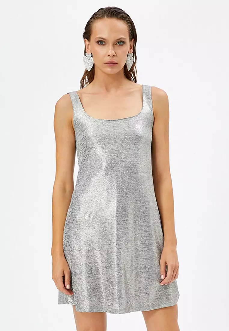 Shiny Metallic Dress