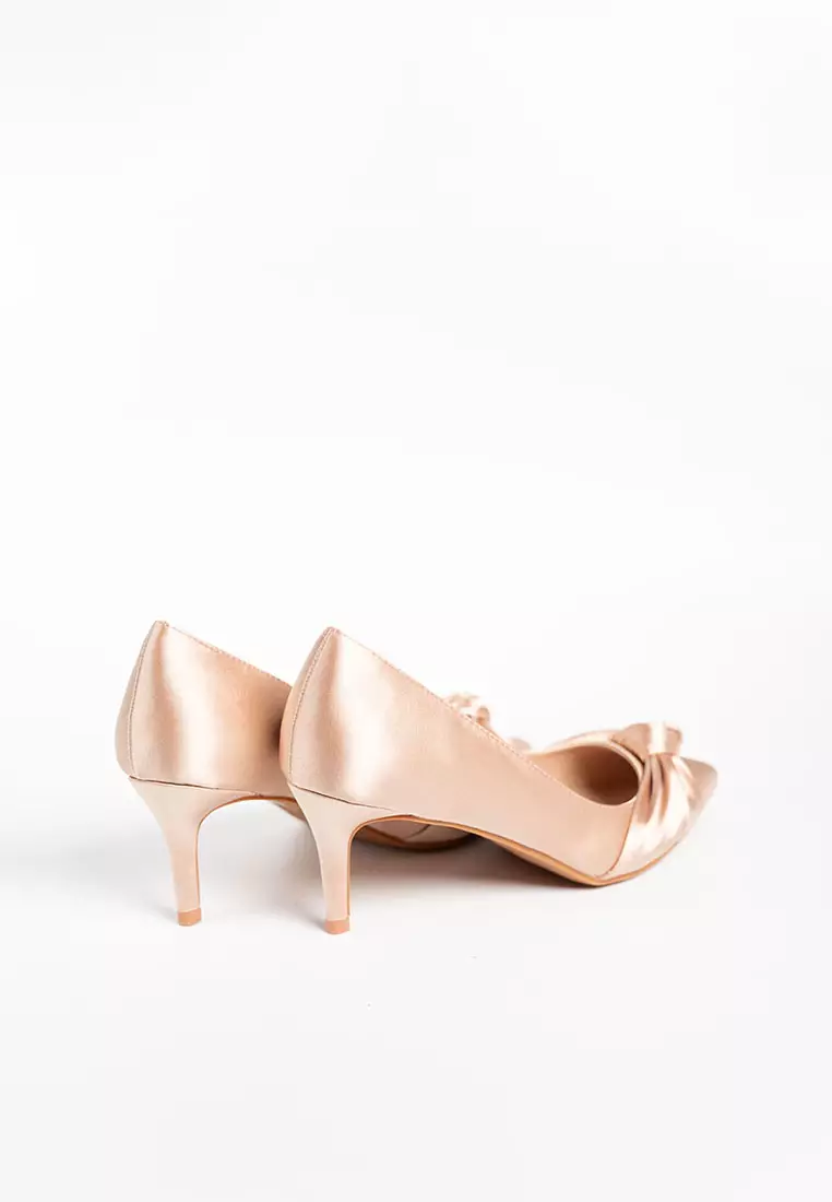 Ilya Satin Knot Heels