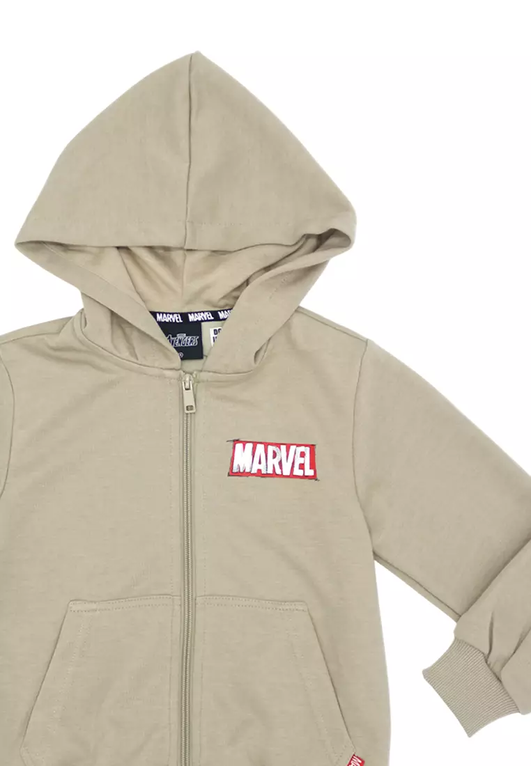 Boys Licensed Graphic Hooded Jacket "Heroes"