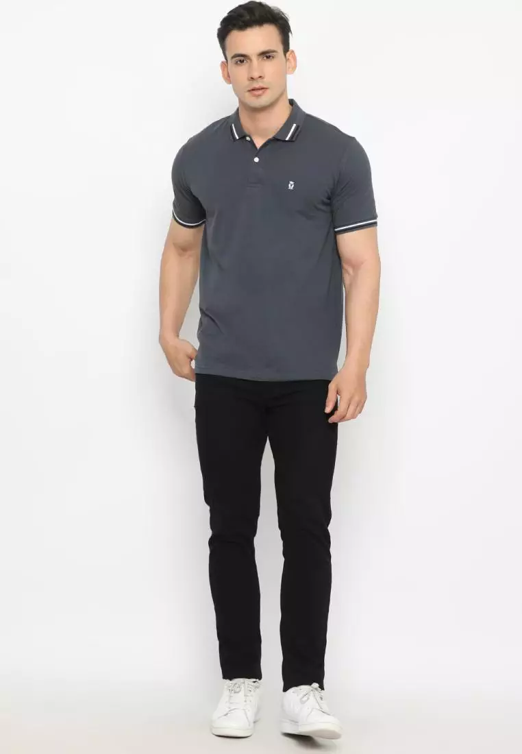 MATSUDA Kaos Polo Shirt Pria Kerah Fukui