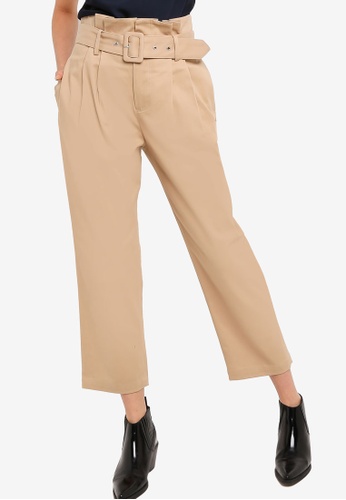 Twill paper bag trousers clearance