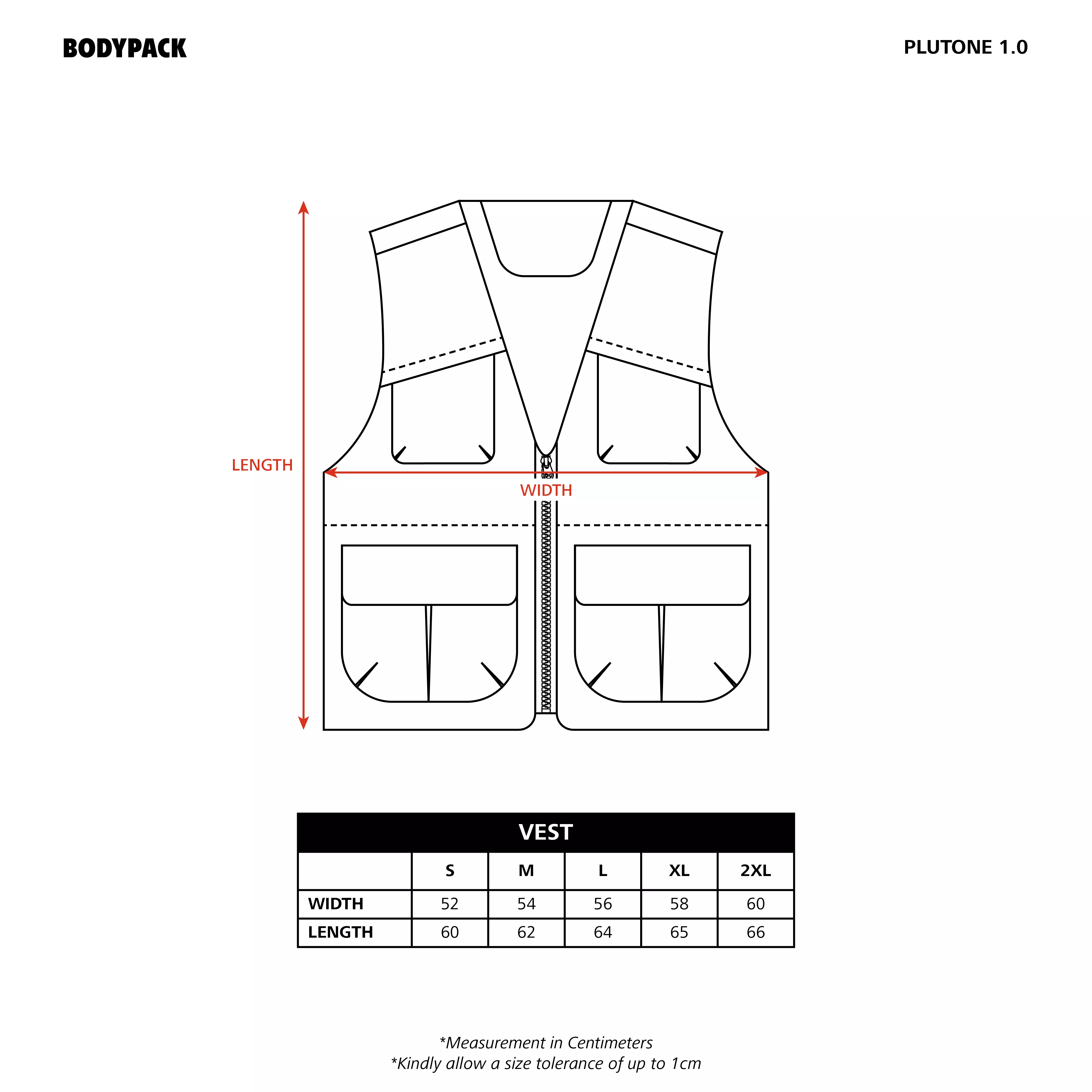 Bodypack Plutone 1.0 Fishing Vest Jacket - Brown