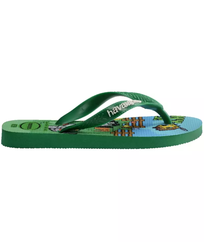 Havaianas 2703 Kids Minecraft Green - Sandal Anak