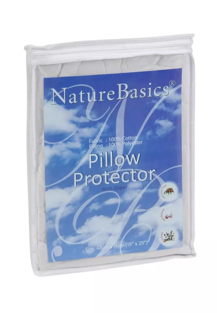 Buy NATURE BASICS Nature Basics AntiDustmite Pillow protector 2024