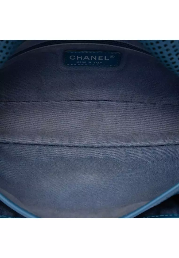 Pre-Loved Chanel Medium Perforated Calfskin Up In The Air Flap