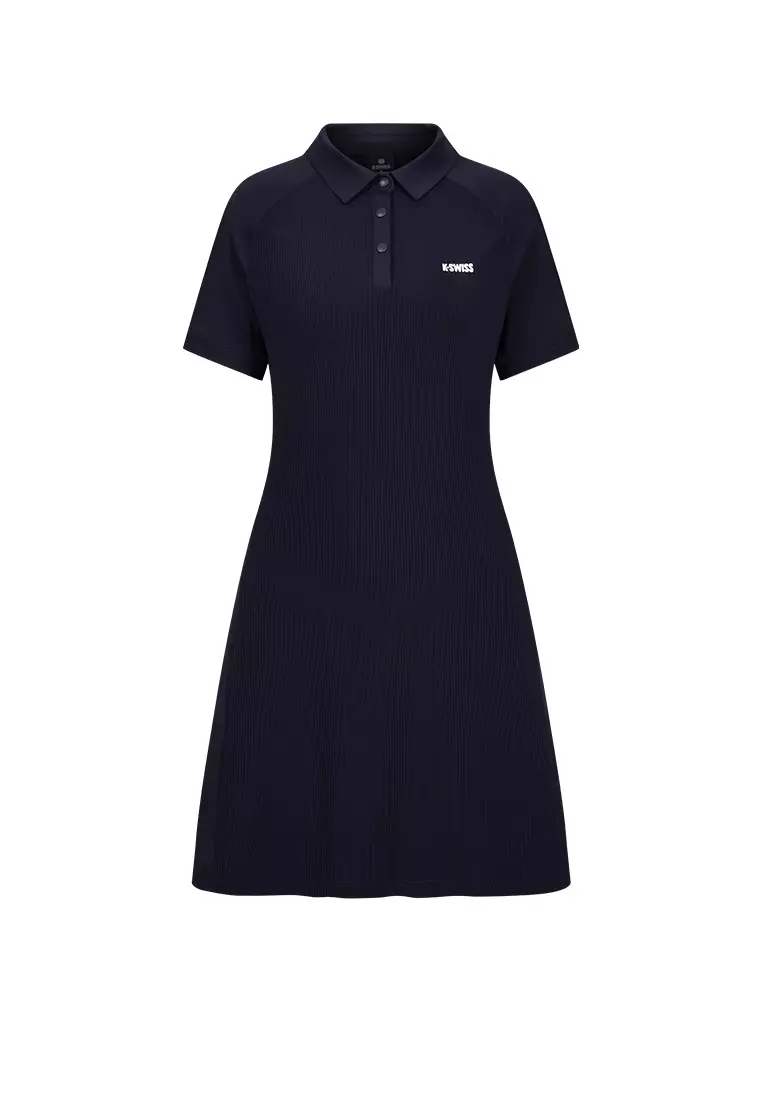 WOMEN'S K-SWISS LOGO TENNIS POLO DRESS