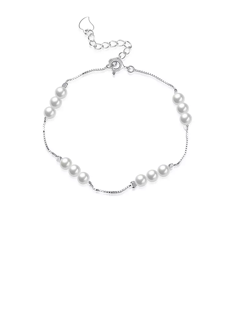Cheap hot sale silver bracelet