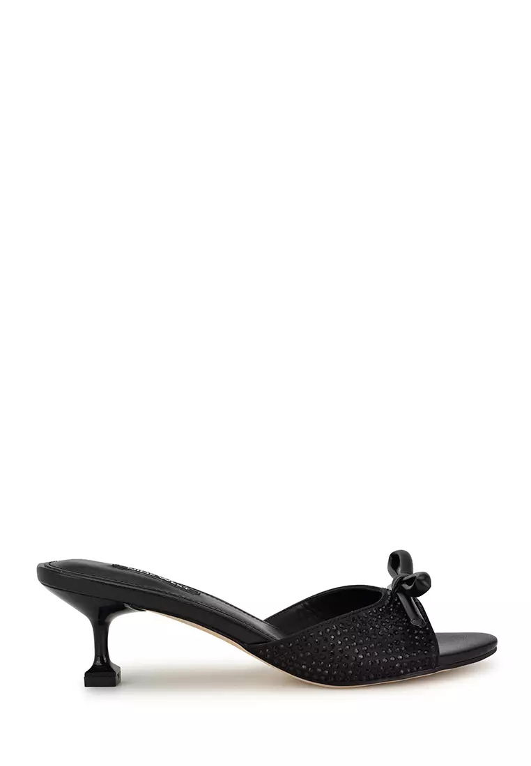 Discount on Nine West  shoes - SKU: Delly2 Bow Sandals Black
